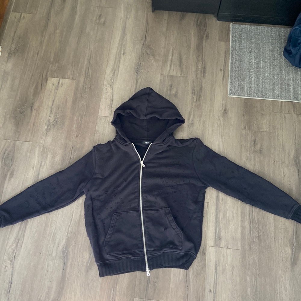 Amiri shotgun zip hoodie